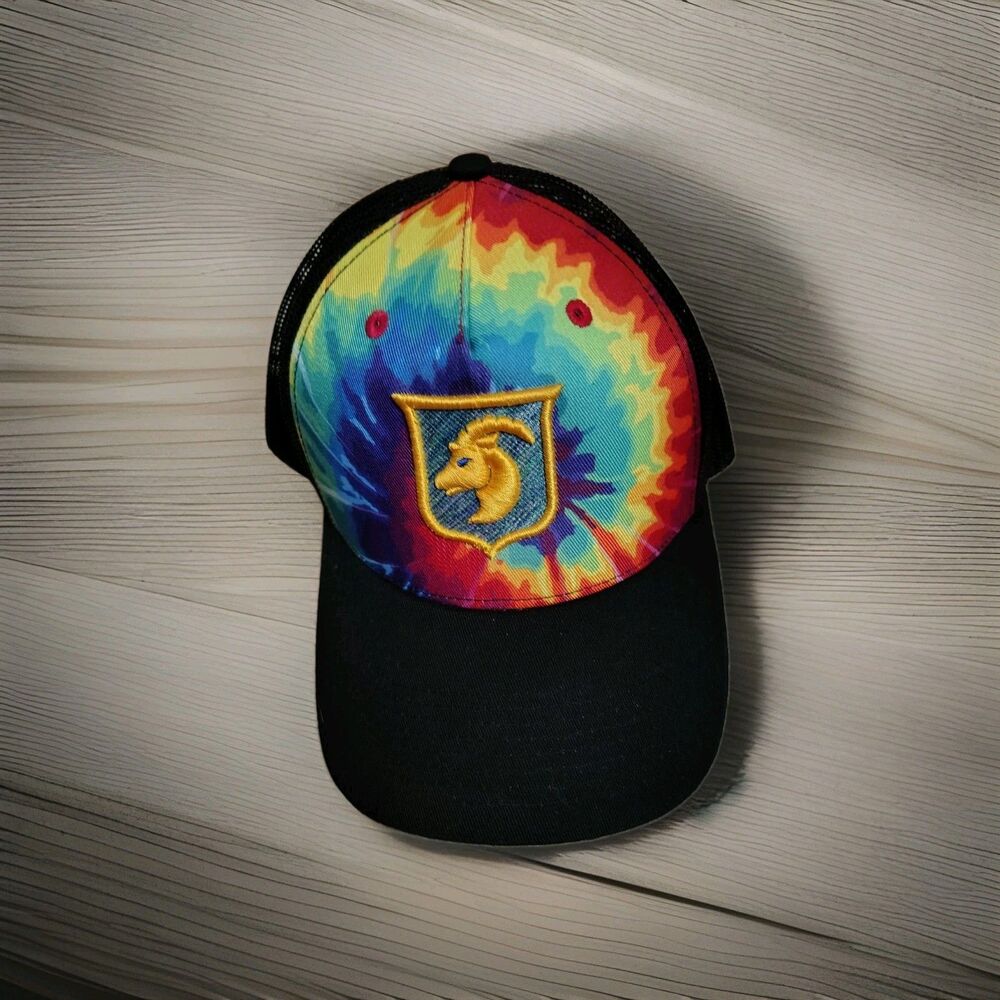 Al Johnsons Stabbur Vintage Door County Wisconsin Tie-Dye Adjustable Trucker Hat